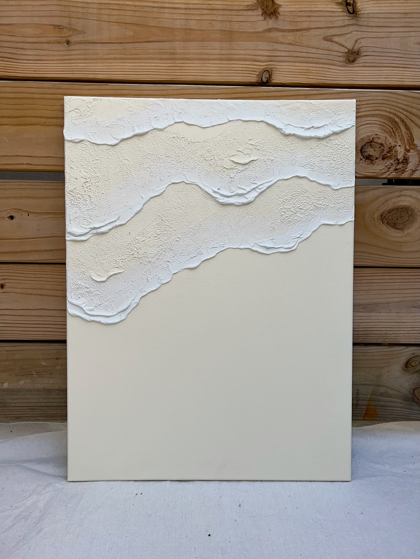 Tidal 1 (Ivory | 18in x 24in | Triptych)